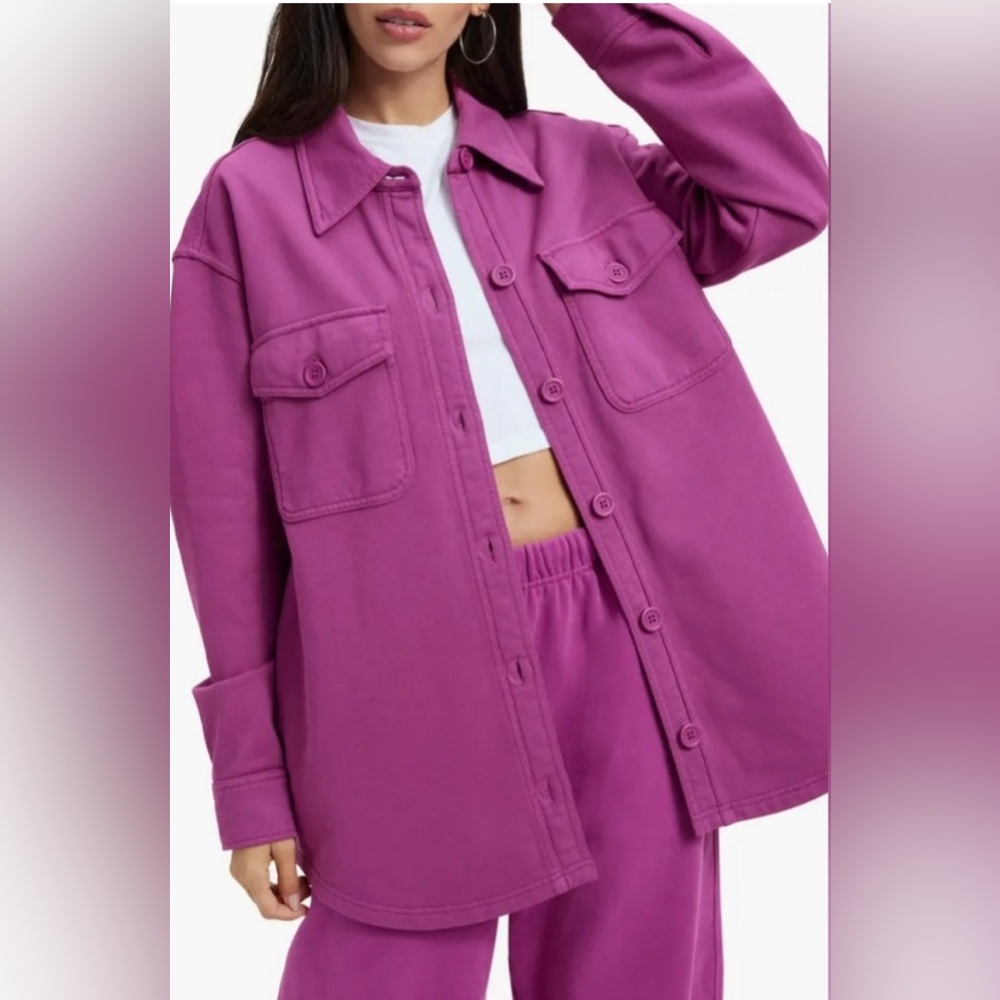 Good American NWT Oversized Shacket